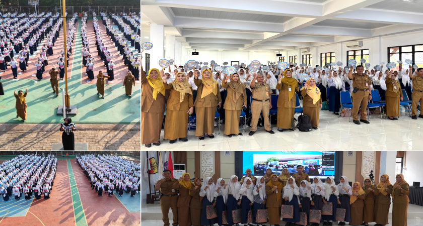 Pembukaan MPLS Dan Deklarasi Gema Integritas SMKN 2 Tuban