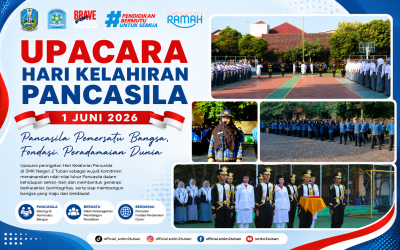 Upacara Hari Lahir Pancasila di SMKN 2 Tuban Berlangsung Khidmat dan Penuh Semangat Kebangsaan